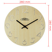 Nástenne hodiny PRIM Natural - B 3942.51, 28cm